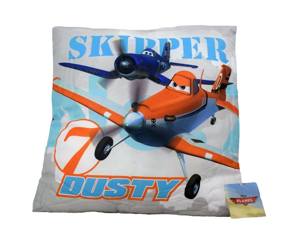 CTI Dekokissen Disney's Planes Dusty Training Kinderkissen mit Füllung ca. 40x40 cm, authentische Darstellung von CTI