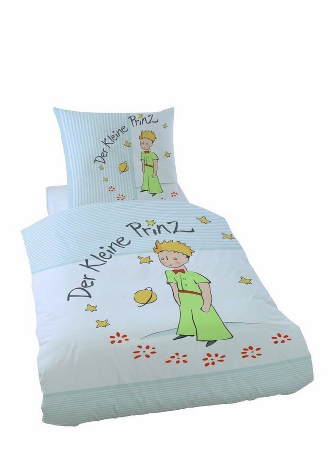 CTI Kinderbettwäsche Der kleine Prinz Saint-Exupéry Renforce 135 x 200 cm von CTI