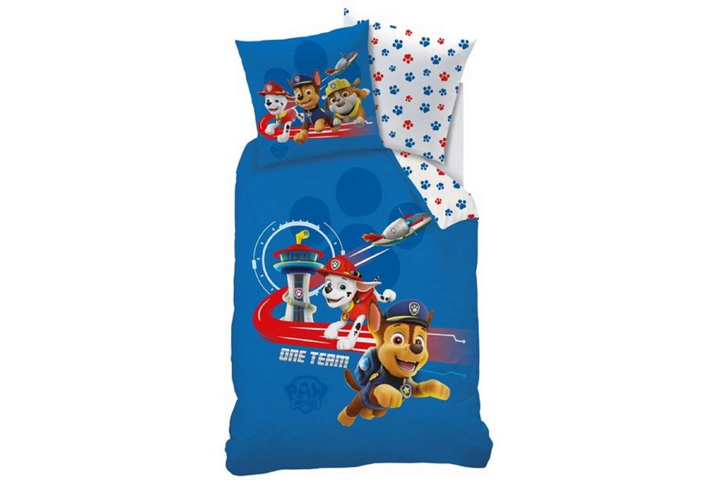 Kinderbettwäsche Paw Patrol Bettwäsche 135 x 200 80 x 80 cm 100% Baumwolle, CTI von CTI