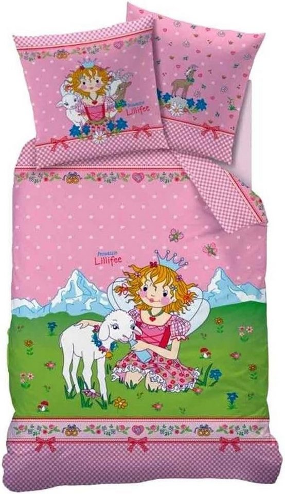 Kinderbettwäsche Prinzessin Lillifee Bergkristall Biber 135 x 200 cm, CTI von CTI