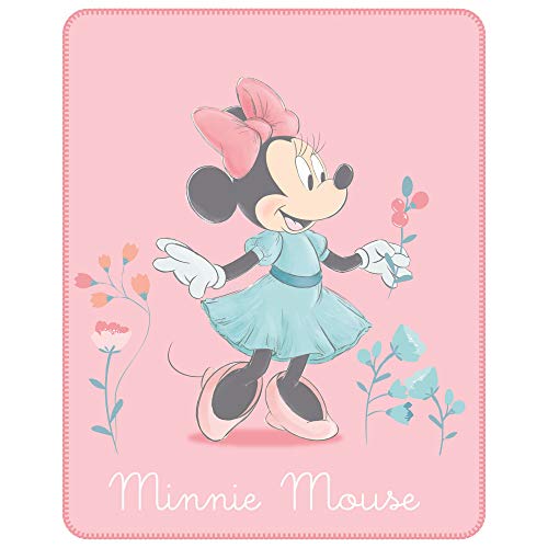 CTI Minnie Fleur Fleecedecke, 140 x 110 cm von CTI