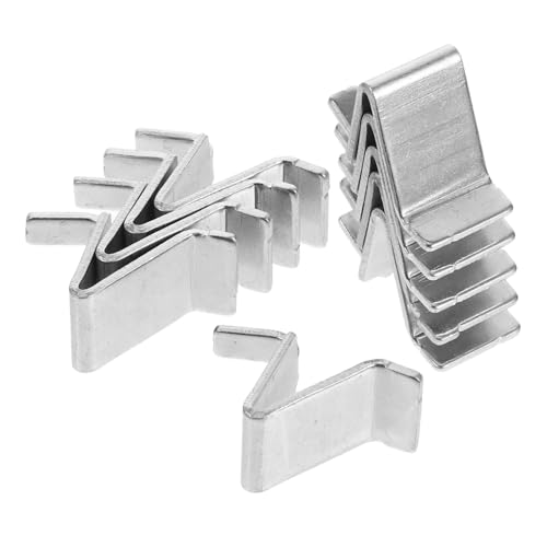 CTIRCHIU 10 Stück Teiliges Robuste Metall Regalhalterungen für Aktenschränke und Bücherregale Langlebige Verformungsfeste Schrank Regal Clips Einfache Montage Vielseitig Einsetzbar als von CTIRCHIU