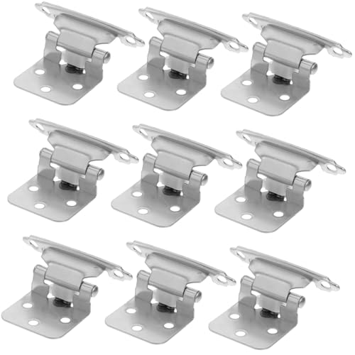 CTIRCHIU 10 Stück Teiliges Robuste Metall scharniere mit Feder Verstellbare Möbelscharniere für Küchenschränke Hohe Tragkraft Einfache Montage Ersatz für Beschädigte Schranktüren CTIRCHIU 10 Stück Teiliges Robuste Metall scharniere mit Feder Verstellbare Möbelscharniere für Küchenschränke Hohe Tragkraft Einfache Montage Ersatz für Beschädigte Schranktüren von CTIRCHIU