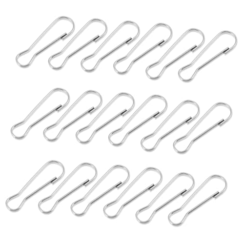 CTIRCHIU 100 Stück Teiliges Metallhaken Federklammern Multifunktional Abnehmbar Sicherer Halt Rostfrei Robust für Lampenaufhängung und Vielseitigen Einsatz CTIRCHIU 100 Stück Teiliges Metallhaken Federklammern Multifunktional Abnehmbar Sicherer Halt Rostfrei Robust für Lampenaufhängung und Vielseitigen Einsatz von CTIRCHIU