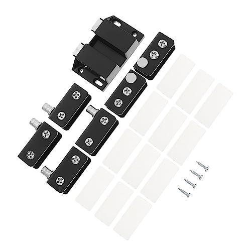 CTIRCHIU 1Satz Türscharnierklemme für Glastüren Automatisches Scharnier für Weinkabinett und Schrank Robuste Langlebige Konstruktion Installieren von CTIRCHIU