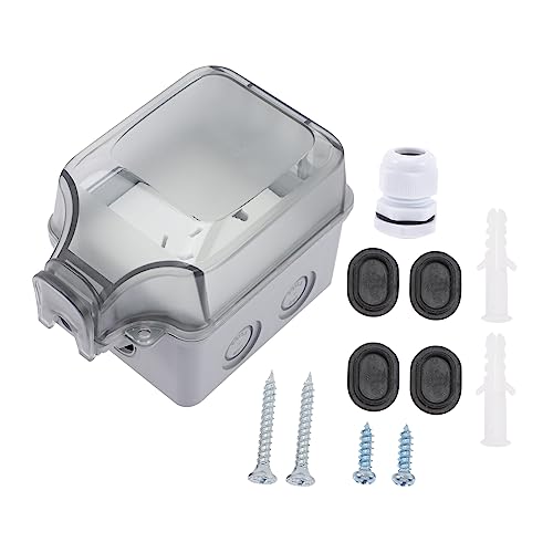 CTIRCHIU 1Satz Wetterfeste Steckdosenschutzabdeckung Outdoor Abdeckplatten für Elektrische Auslässe Langlebig Installieren für Garten und Balkon von CTIRCHIU