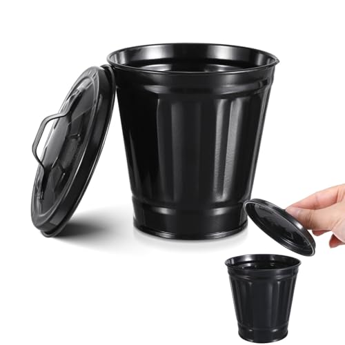 CTIRCHIU 1Stück Kreativer Desktop Mülleimer mit Deckel Multifunktionaler Abfallbehälter für Blumen und Aufbewahrung für Wohnzimmer Büro oder Schlafzimmer CTIRCHIU 1Stück Kreativer Desktop Mülleimer mit Deckel Multifunktionaler Abfallbehälter für Blumen und Aufbewahrung für Wohnzimmer Büro oder Schlafzimmer von CTIRCHIU