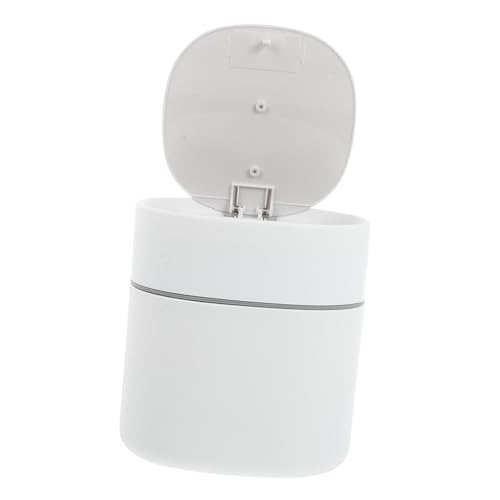 CTIRCHIU 1Stück Kreativer Desktop Mülleimer mit Pop Deckel Multifunktional als Stifthalter Organisation von Kleinteilen für Büro und Zuhause von CTIRCHIU