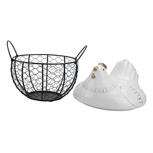 CTIRCHIU 1Stück Küchenkorb mit Chick Deckel Handgefertigter Metallkorb zur Aufbewahrung von Obst Gemüse und Snacks Kompakt und für Aufgeräumte Küche oder Wohnzimmer CTIRCHIU 1Stück Küchenkorb mit Chick Deckel Handgefertigter Metallkorb zur Aufbewahrung von Obst Gemüse und Snacks Kompakt und für Aufgeräumte Küche oder Wohnzimmer von CTIRCHIU