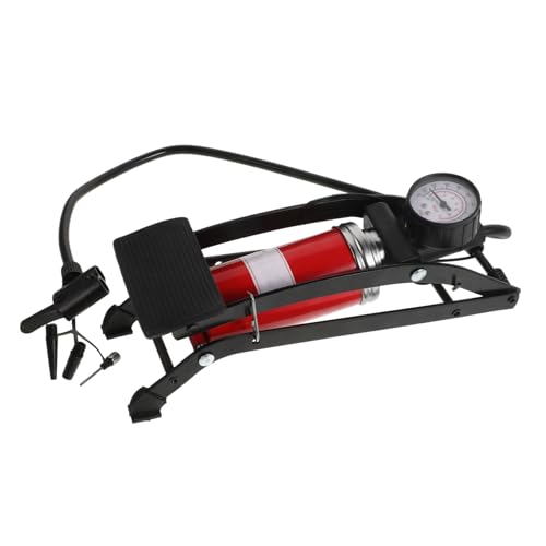 CTIRCHIU 1Stück Multifunktionale Fußpumpe für Autos Motorräder Fahrräder Hochdruckreifendruckpumpe für Bälle Gummiboote und Aufblasbare Betten von CTIRCHIU