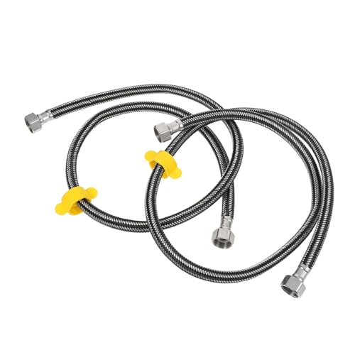 CTIRCHIU 2 Stück Edelstahl Spülbecken Schlauch Geflochtene Wasseranschluss Schlauch Kalt und Warmwasser Hochdruckfest Für Waschbecken und Toiletten Flexibel Langlebig CTIRCHIU 2 Stück Edelstahl Spülbecken Schlauch Geflochtene Wasseranschluss Schlauch Kalt und Warmwasser Hochdruckfest Für Waschbecken und Toiletten Flexibel Langlebig von CTIRCHIU