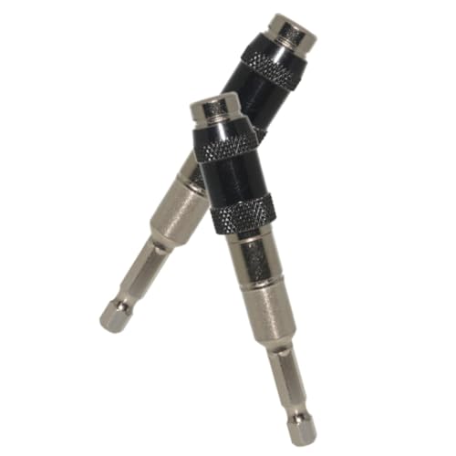 CTIRCHIU 2 Stück Magnetischer Sechskant Winkelaufsatz Bohrerverlängerung mit Schwenkbarem Drehbarem Bithalter Flexiblem Bohrerverlängerung für Akkuschrauber und Bohrmaschine CTIRCHIU 2 Stück Magnetischer Sechskant Winkelaufsatz Bohrerverlängerung mit Schwenkbarem Drehbarem Bithalter Flexiblem Bohrerverlängerung für Akkuschrauber und Bohrmaschine von CTIRCHIU