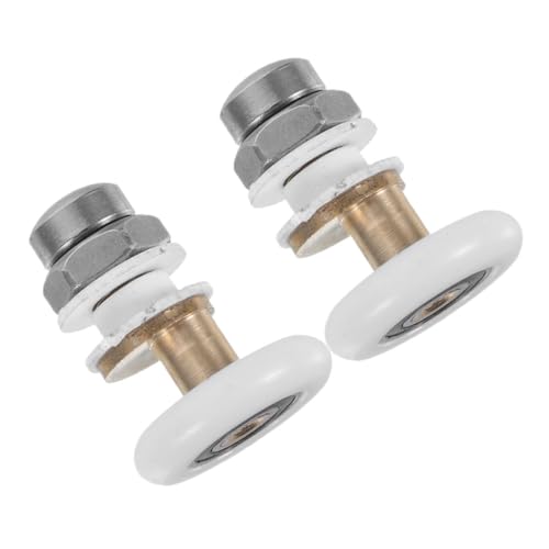CTIRCHIU 2 Stück Teiliges Shower Door Rollers aus Robustem Material mit Hoher Tragkraft Sicherer und Stabiler Laufschiene für Duschkabinen glas Leise Leicht zu Montieren Geeignet für von CTIRCHIU