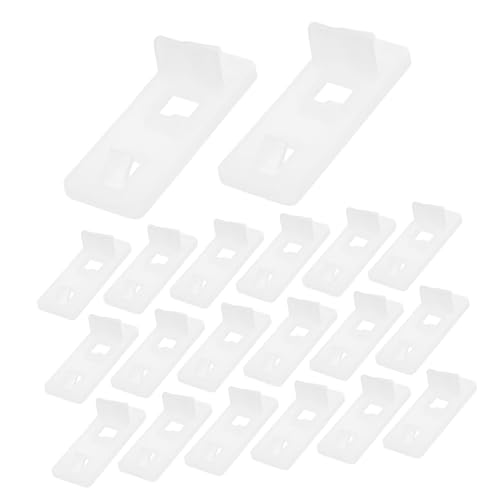 CTIRCHIU 20 Stück Kunststoff Regalstützklammern für Schränke und Bücherregale Einstellbare und Flexible Regalhalterungen für Organisation Küche Büro und Zuhause CTIRCHIU 20 Stück Kunststoff Regalstützklammern für Schränke und Bücherregale Einstellbare und Flexible Regalhalterungen für Organisation Küche Büro und Zuhause von CTIRCHIU