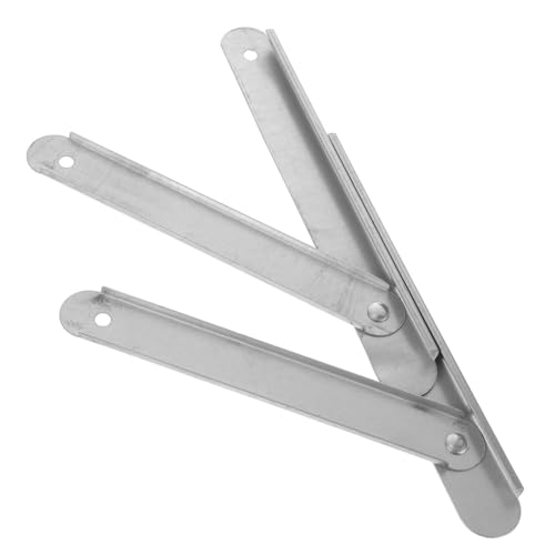 CTIRCHIU 2Stücke Aluminium Leiterscharniere für Dachbodenleiter Ersatzscharniere für Stiefleiter Flexible und Stabilitätsfördernde Leiterstangen Einfache Installation Geeignet von CTIRCHIU