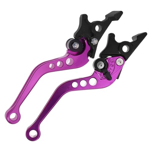 CTIRCHIU 2Stücke Bremshebelgriff Cnc Kompatibel mit Verschiedenen Modellen Hoher Festigkeit Verbesserte und Stilvolles Design für Individuelles Tuning von CTIRCHIU