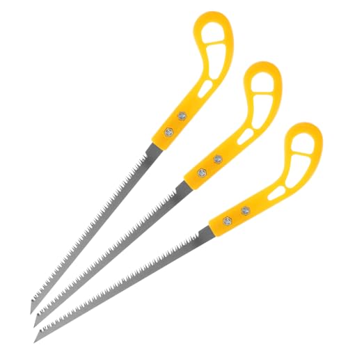 CTIRCHIU 3 Stück Teiliges Japanische Ziehsäge Mini Handsäge Holzsäge Gartensäge Scharf Langlebig für Holzbearbeitung Gartenarbeit und DIY Geeignet Kompakt Tragbar von CTIRCHIU