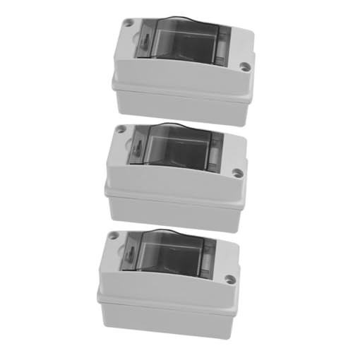 CTIRCHIU 3 Stück Verteilerkasten mit Wasserdichtem Gehäuse Transparenter Abdeckung Staubdicht und Robust Outdoor Verteilerschutzbox für Stromversorgung Geeignet für Industrie und Haushalt CTIRCHIU 3 Stück Verteilerkasten mit Wasserdichtem Gehäuse Transparenter Abdeckung Staubdicht und Robust Outdoor Verteilerschutzbox für Stromversorgung Geeignet für Industrie und Haushalt von CTIRCHIU