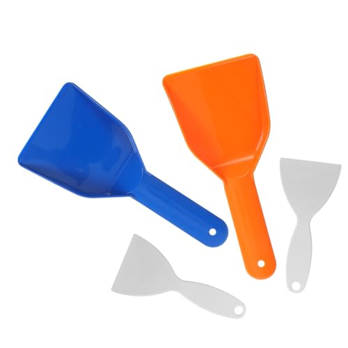 CTIRCHIU 4 Stück Robuste Kunststoff Entfernt Frost Handheld Defroster für Effizienter Frostentferner Farbcodierte Schaber für Einfache Handhabung von CTIRCHIU
