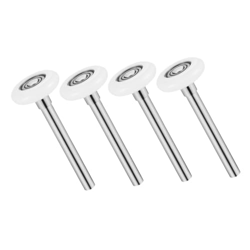 CTIRCHIU 4 Stück Teiliges Garage Tür Nylon Rollerset mit Lager für Leisen Reibungslosen Lauf Langlebige Torrollen Ersatz für Vielseitige Garage Türen Einfache Montage Geräuscharm von CTIRCHIU