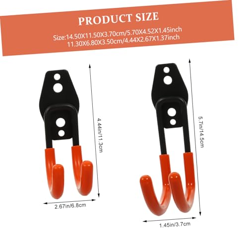CTIRCHIU 4 Stück Teiliges Garagenhaken Robustem Metall Wandmontierbar Mit Kleinem und Großem Leiterhaken Vielseitiger Werkzeug Gartengeräte organizer zur Platzsparenden Lagerung im CTIRCHIU 4 Stück Teiliges Garagenhaken Robustem Metall Wandmontierbar Mit Kleinem und Großem Leiterhaken Vielseitiger Werkzeug Gartengeräte organizer zur Platzsparenden Lagerung im von CTIRCHIU