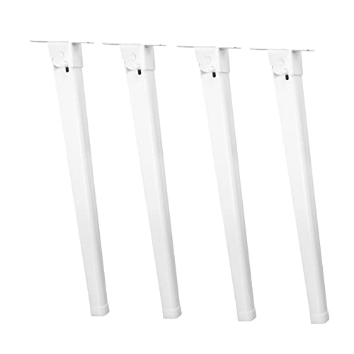 CTIRCHIU 4 Stück Teiliges Set Klappbare Tischbeine für Möbel Verstellbare Metallfüße für Laptop Tische Bett Tische und Couchtische Installieren und Platzsparend von CTIRCHIU