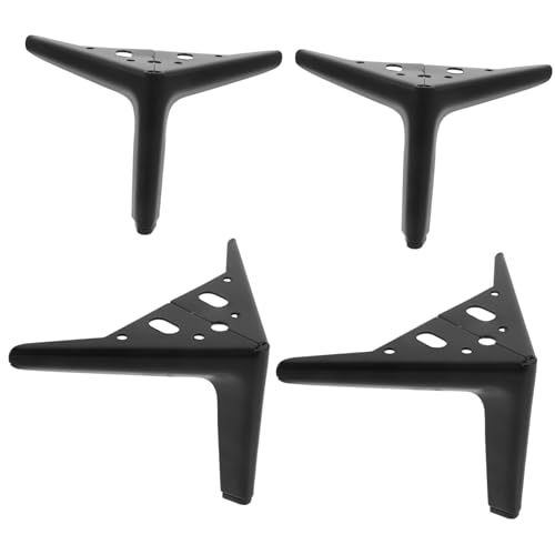 CTIRCHIU 4 Stück Teiliges Set Metallmöbelfüße Ersatzbeine für Sofa Tisch Schrank Badezimmer Bett Stabil Langlebig für Verschiedene Möbelarten von CTIRCHIU