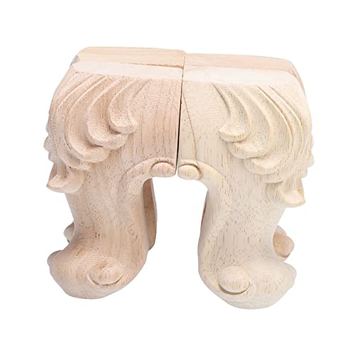 CTIRCHIU 4 Stück Europäische Möbelbeine Holz Dekorative Tischfüße Stabil und Tragfähig für Sofas Schränke und Tische Gummiholz für Einfache CTIRCHIU 4 Stück Europäische Möbelbeine Holz Dekorative Tischfüße Stabil und Tragfähig für Sofas Schränke und Tische Gummiholz für Einfache von CTIRCHIU