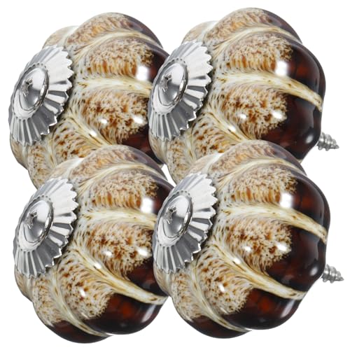 CTIRCHIU 4Stücke Runde Schrankknöpfe Jade Dekorative Möbelgriffe für Kommoden und Kleiderschränke Moderne Boho Stil Accessoires von CTIRCHIU
