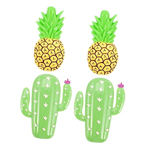 CTIRCHIU 4Stücke Strand Handtuchclips Multifunktionale Plastikklammern Ananas und Kaktusform Winddicht für Handtücher Kleidung und von CTIRCHIU