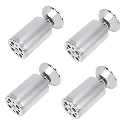 CTIRCHIU 4Stücke Verstellbare Möbelbeine Aluminiumlegierung Hohe Runde Schrankfüße für Sofas Tische Stühle Badezimmermöbel Stabil und Langlebig von CTIRCHIU