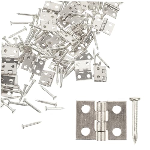 CTIRCHIU 50 Sätze Mini Messing Scharniere Retro Stil Kleine Klappbare Scharniere Robust Für Schmuckkästen Geschenkboxen Modellbau Zubehör CTIRCHIU 50 Sätze Mini Messing Scharniere Retro Stil Kleine Klappbare Scharniere Robust Für Schmuckkästen Geschenkboxen Modellbau Zubehör von CTIRCHIU