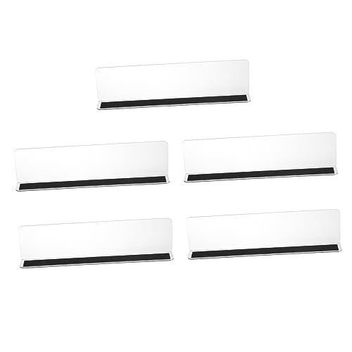 CTIRCHIU 5 Stück L-Förmige Regaltrennwände aus Kunststoff Magnetische Warentrenner für Supermärkte und Langlebig zur Warenklassifizierung Praktisch für Geschäfte und Haushalte von CTIRCHIU
