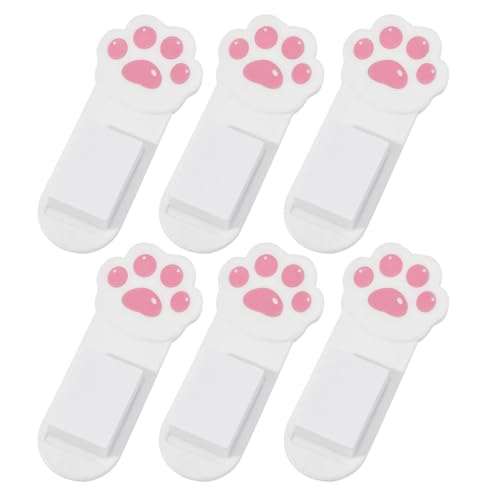 CTIRCHIU 6 Stück Selbstklebende Katzenpfoten Wc deckelheber aus Hochwertigem Kunststoff Hygienischer Toilettensitz lifter für Reisen und Badezimmer Einfache Montage Praktisches von CTIRCHIU
