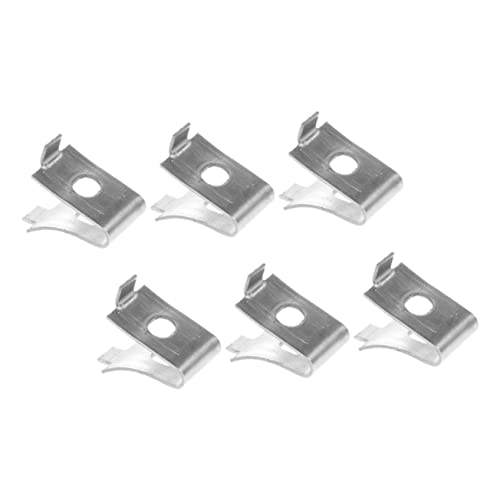 CTIRCHIU 6 Stück Teiliges Regalstützen Verstellbare Halterungen für Schränke und Robuste und Langlebige Regalclips für Glasböden von CTIRCHIU