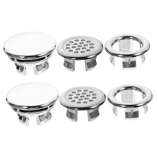 CTIRCHIU 6 Stück Teiliges Überlaufabdeckung für Waschbecken Universeller Waschbecken überlaufring Dekorativer Ablaufgarnitur Ersatz für Bad Küchenarmaturen CTIRCHIU 6 Stück Teiliges Überlaufabdeckung für Waschbecken Universeller Waschbecken überlaufring Dekorativer Ablaufgarnitur Ersatz für Bad Küchenarmaturen von CTIRCHIU