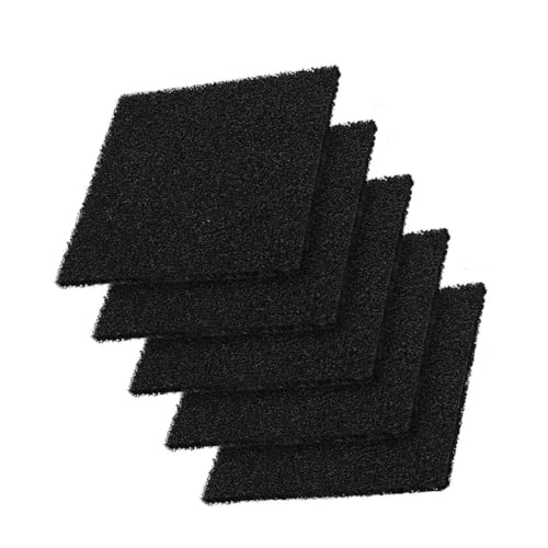 CTIRCHIU 6Stücke Holzkohlefilter für Kompostbehälter Geruchsfilter Schwämme für Küche und Badezimmer Langlebig Geruchsneutralisierung von CTIRCHIU