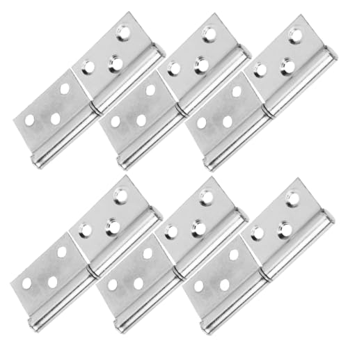 CTIRCHIU 6Stücke Türscharniere Abnehmbares Lift Off Scharnier für Türen und Fenster Flaggen Design Hohe Tragfähigkeit Installieren Demontieren von CTIRCHIU