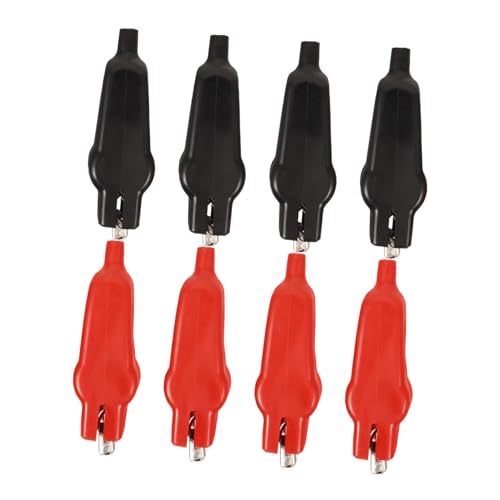 CTIRCHIU 8 Stück Teiliges Alligator klemmen Robustem Material Elektrische Testclips mit Sicherem Halt Geeignet für Schaltkreisprüfung und Multimeter einsatz Rot Schwarz Vielseitig für Heim CTIRCHIU 8 Stück Teiliges Alligator klemmen Robustem Material Elektrische Testclips mit Sicherem Halt Geeignet für Schaltkreisprüfung und Multimeter einsatz Rot Schwarz Vielseitig für Heim von CTIRCHIU