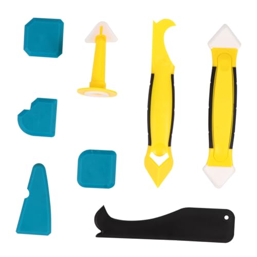 CTIRCHIU 8 Stück Teiliges Dichtstoff schaber Langlebigem Kunststoff Vielseitiges Klebstoff entfernungs Glättwerkzeug für Küche und Bad Wiederverwendbar und Geeignet für Silikon Acryl CTIRCHIU 8 Stück Teiliges Dichtstoff schaber Langlebigem Kunststoff Vielseitiges Klebstoff entfernungs Glättwerkzeug für Küche und Bad Wiederverwendbar und Geeignet für Silikon Acryl von CTIRCHIU