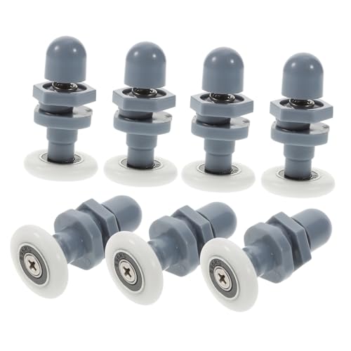 CTIRCHIU 8 Stück Teiliges Duschtür aus Robustem Abs Langlebige Ersatzrollen für Duschschiebetüren Sanft Gleitende Glastürschieber Geeignet für Badezimmer duschkabinen von CTIRCHIU