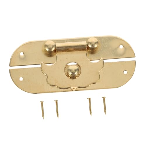CTIRCHIU Antiker Boxverschluss aus Robustem Kupfer Kompakt und Verschleißfest für Schmuckkästchen Holzkisten und Vintage Truhen Stilvoller Retro Latch für Sichere Aufbewahrung CTIRCHIU Antiker Boxverschluss aus Robustem Kupfer Kompakt und Verschleißfest für Schmuckkästchen Holzkisten und Vintage Truhen Stilvoller Retro Latch für Sichere Aufbewahrung von CTIRCHIU