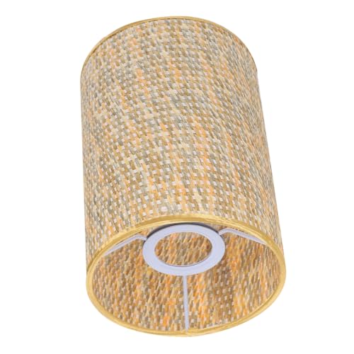 CTIRCHIU Bunter Gewebter Lampenschirm Stoff für Stehlampe und Tischlampe Ersatzschirm Trommel Form für Stilvolle Raumdekoration und Blendschutz von CTIRCHIU