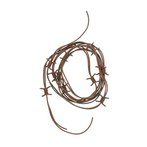 CTIRCHIU Drahtketten Requisiten Halloween Dekoration Für Draußen Vintage Kunstjunge DIY Künstliche Stacheldrahtform Gruselige Partydekorationen Stacheldraht Stacheldrähte CTIRCHIU Drahtketten Requisiten Halloween Dekoration Für Draußen Vintage Kunstjunge DIY Künstliche Stacheldrahtform Gruselige Partydekorationen Stacheldraht Stacheldrähte von CTIRCHIU