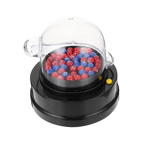CTIRCHIU Elektrische Ball Maschine Tragbare Jackpot Ziehungsmaschine Leichtgewichtig Für Party Karaoke Spielspaß Geschenkidee von CTIRCHIU
