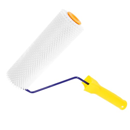 CTIRCHIU Entlüftungsroller Stachelwalze Spiked Roller für Ausgleichsmasse Selbstnivellierend Langlebig mit Kunststoffgriff Antiblasen und Wiederverwendbar Zufällige Farbe Zufällige Farbe von CTIRCHIU
