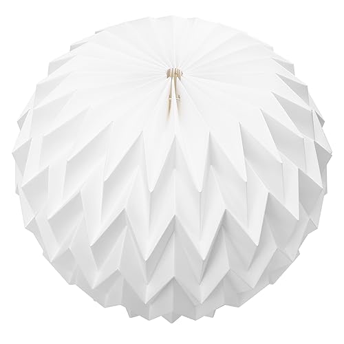 CTIRCHIU Faltbarer Origami Lampenschirm Stilvolle Deckenleuchte für Wohnzimmer Restaurant Umweltfreundlichem Material Elegantes Design Langlebig und Geruchlos von CTIRCHIU