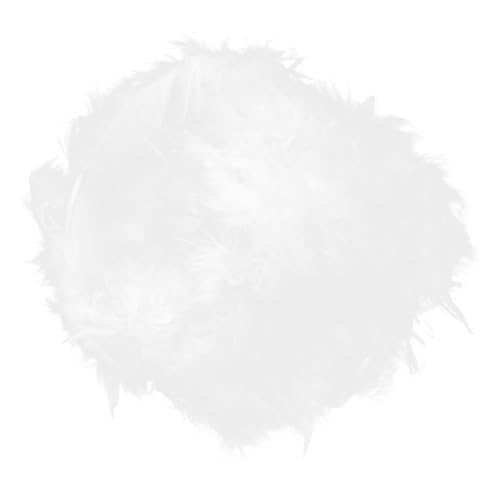 CTIRCHIU Fluffiger Feder Lampenschirm Stoff Lampenschirm Weich Dekorativ für Tischlampen Schlafzimmer Stehlampen Ersatz für Gemütliche Wohnräume von CTIRCHIU