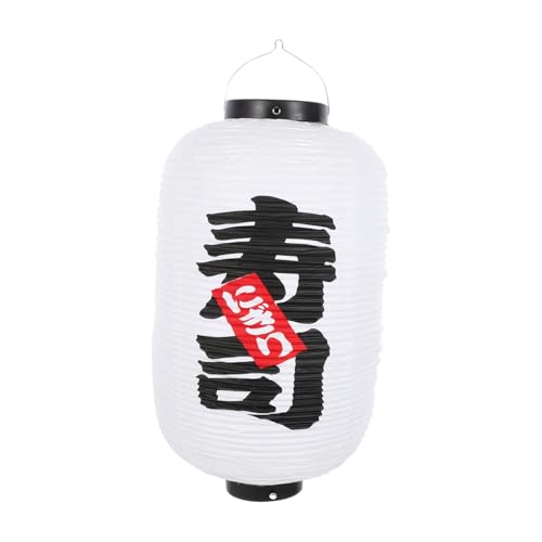 CTIRCHIU Japanische Faltbare Sushi Laterne wasserdichte Bar Hängelampe Einzigartiges Japanisches Restaurant Dekor für Outdoor Partys und Gastronomie Stilvolle Weiße Laterne von CTIRCHIU