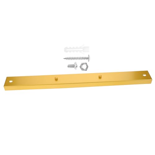 CTIRCHIU Kronleuchter Baldachin Lange Deckenleuchten Abdeckplatte Rechteckiges Design für Restaurants Einfache DIY Installation Sandgoldfarben Vielseitig Einsetzbar CTIRCHIU Kronleuchter Baldachin Lange Deckenleuchten Abdeckplatte Rechteckiges Design für Restaurants Einfache DIY Installation Sandgoldfarben Vielseitig Einsetzbar von CTIRCHIU